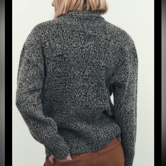 Zara Sweaters Zara Cut Out Knit Sweater Size M Poshmark